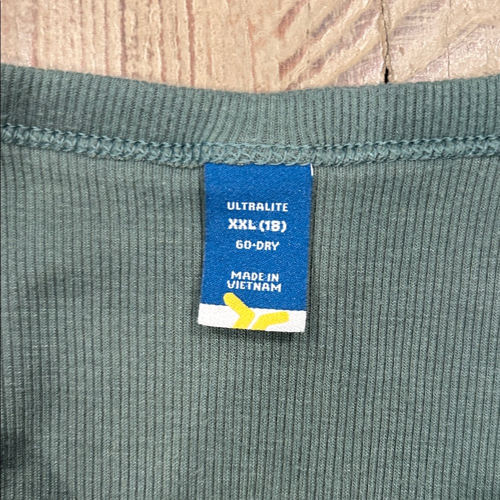 Old Navy Green Ruffle Sleeve Kids Tee - Picture 2 of 4